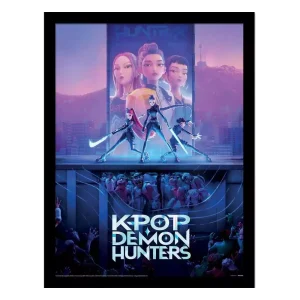 Cuadro Enmarcado K-Pop Demon Hunters 30×40 cm